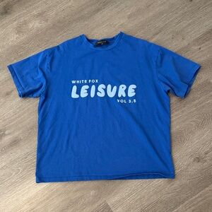 White Fox Leisure Vol 3.5 Blue Graphic Tee